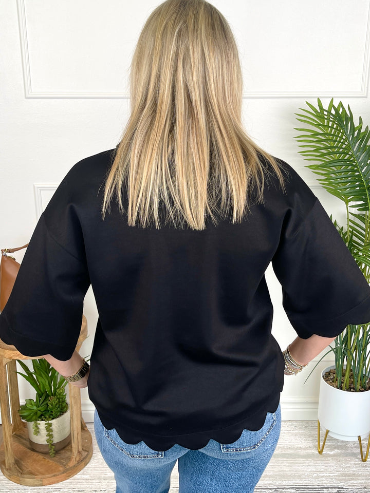 Wild About Comfort Top - Black