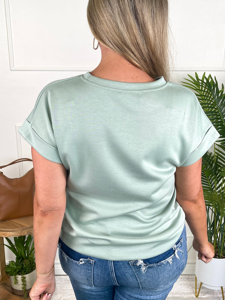 Cozy Rozy Top - Green