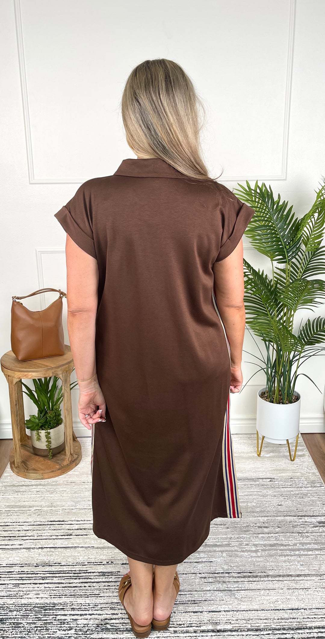 Lady Liberty Dress - Brown