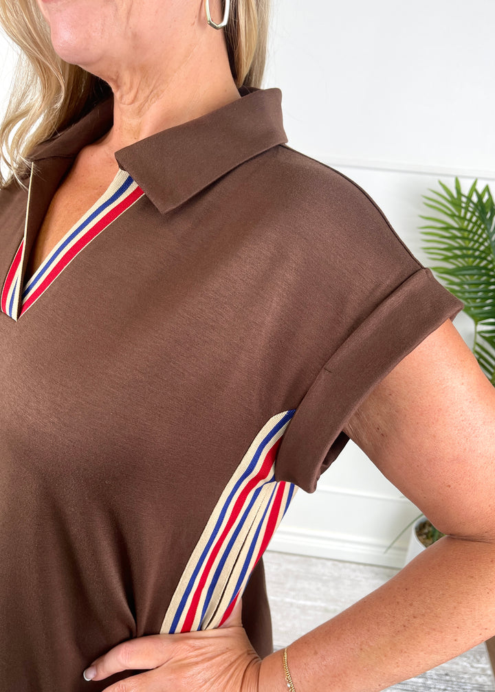 Lady Liberty Dress - Brown