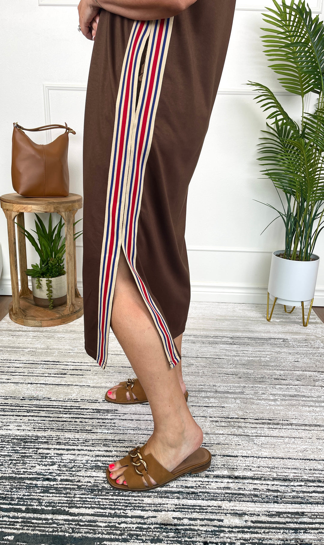 Lady Liberty Dress - Brown