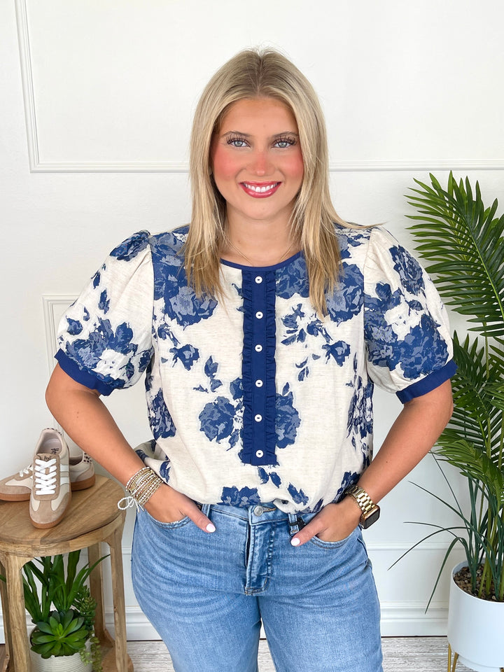 Blue Buds Top