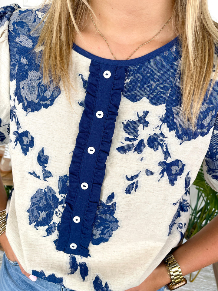 Blue Buds Top