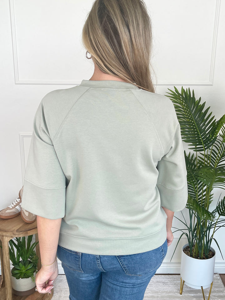 Forever Yours Top - Slate
