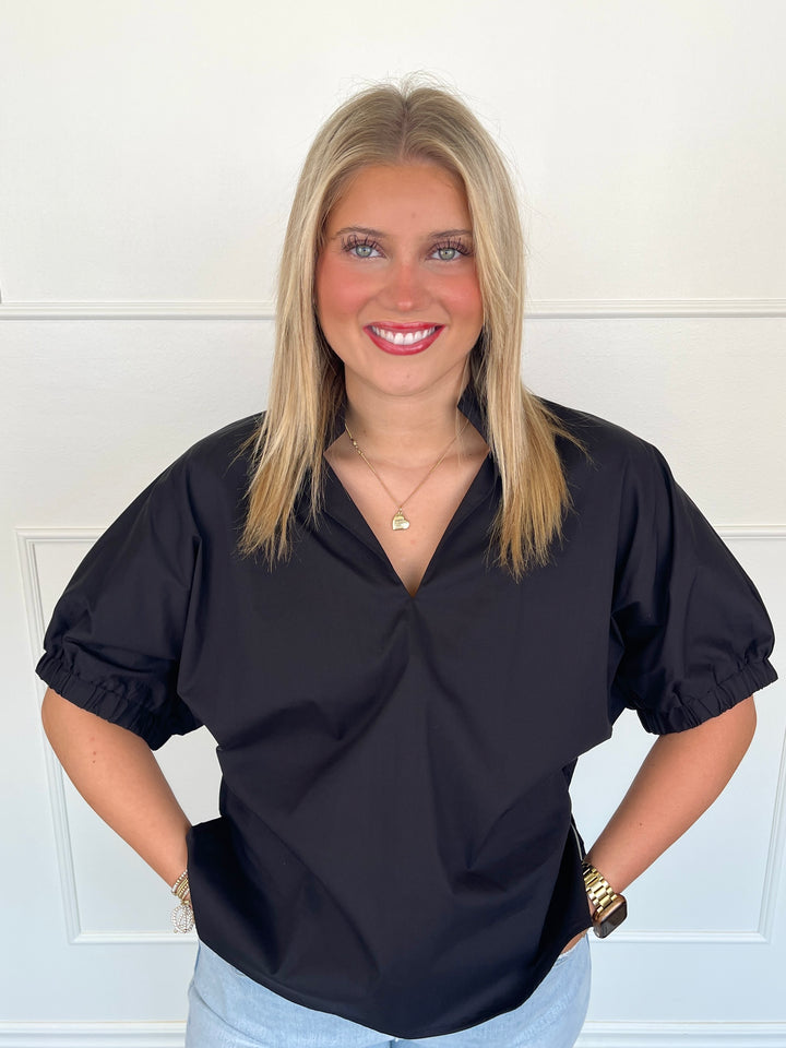 Easy Breezy Top - Black