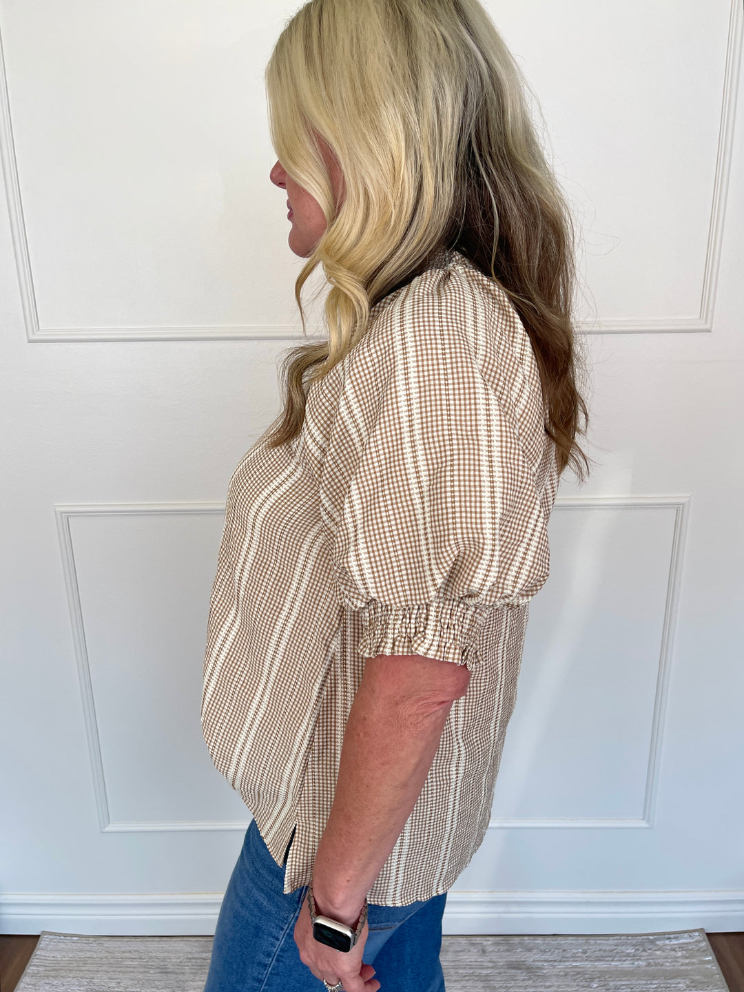 Just Jodie Top - Taupe