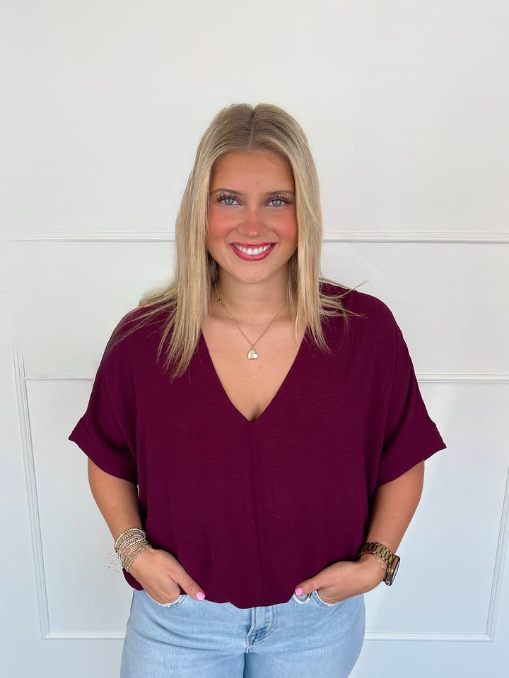 Slinky Top - Maroon