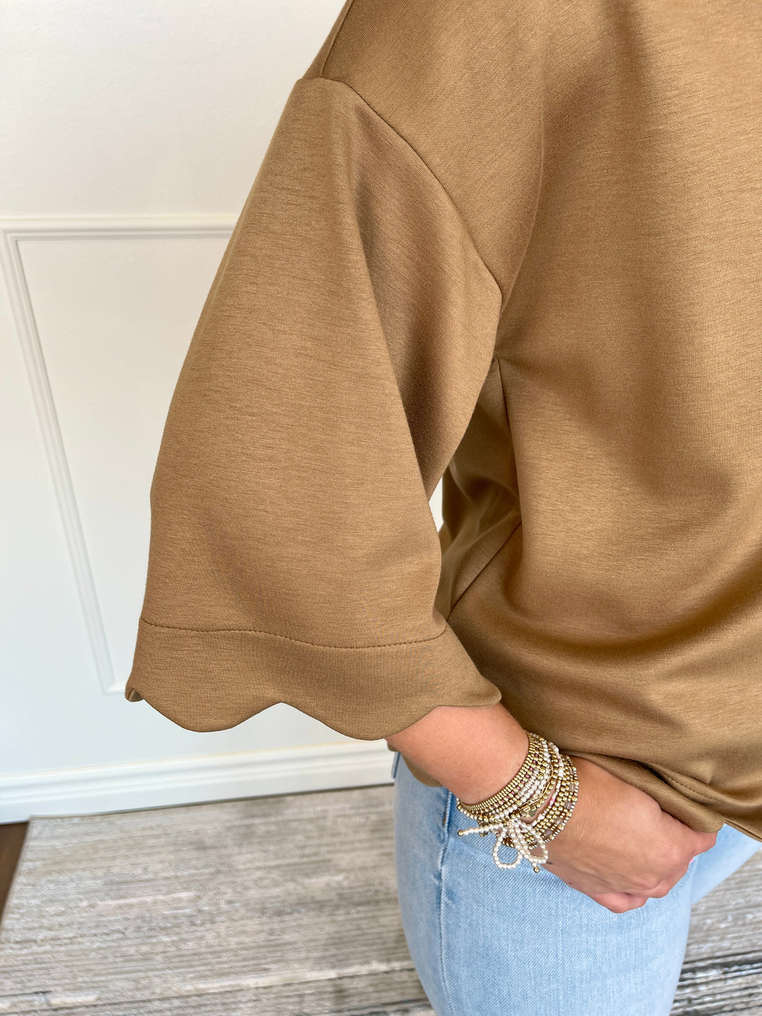 Wild About Comfort Top - Beige