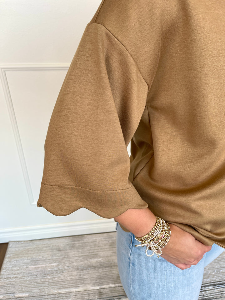 Wild About Comfort Top - Beige