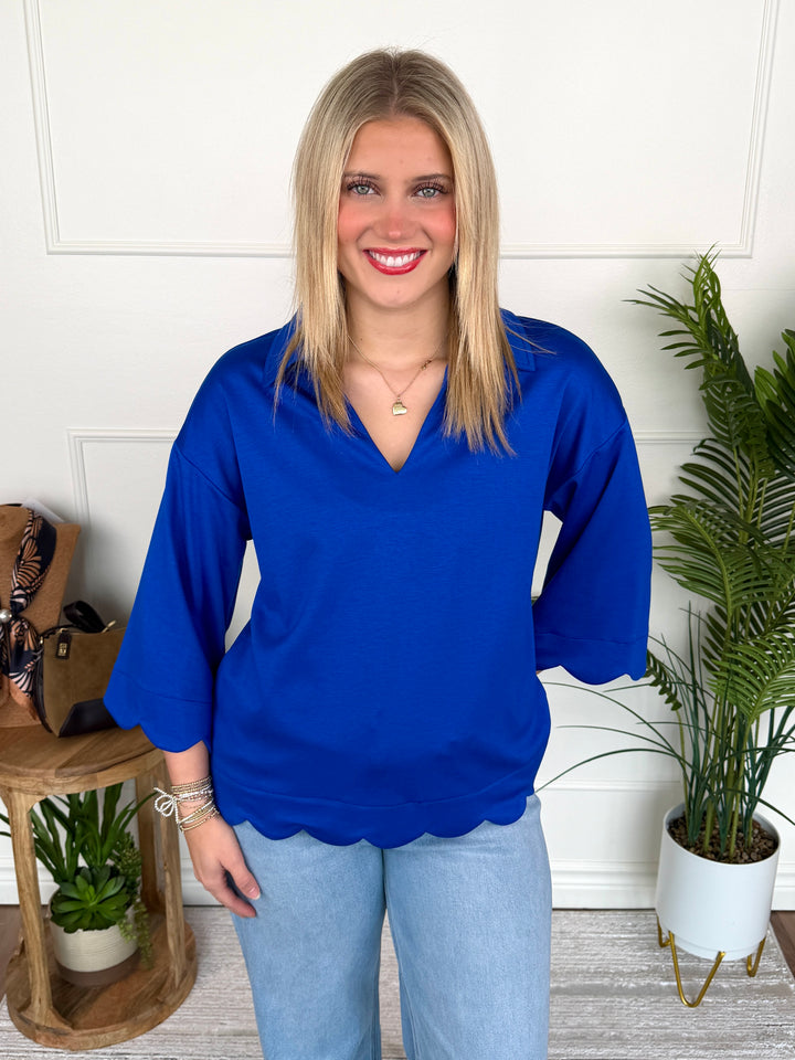 Royal Blue For You Top