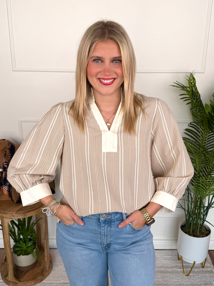 Ruffle & Rust Top