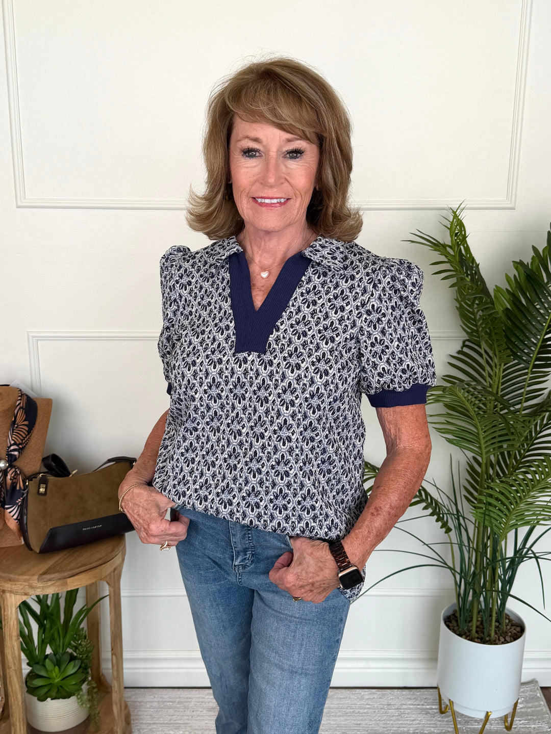 Kingland Top - Navy