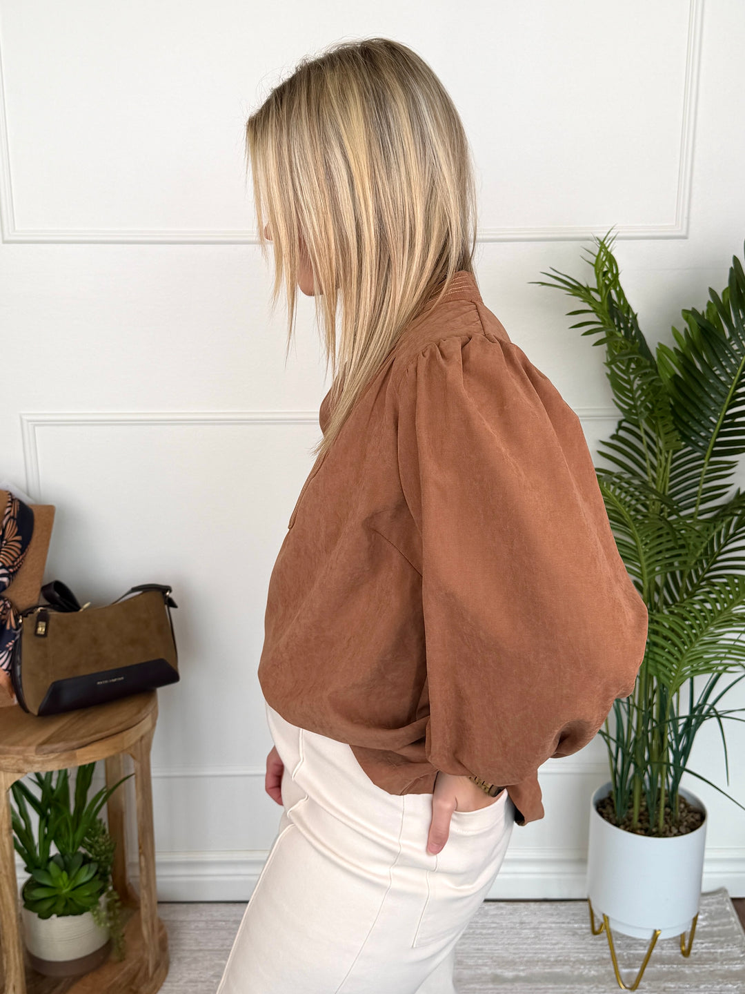Suede Kind of Feel Top