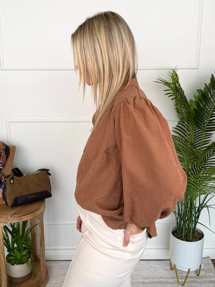 Suede Kind of Feel Top