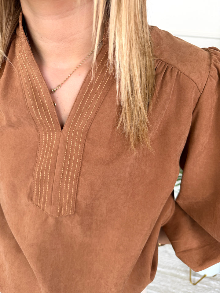 Suede Kind of Feel Top