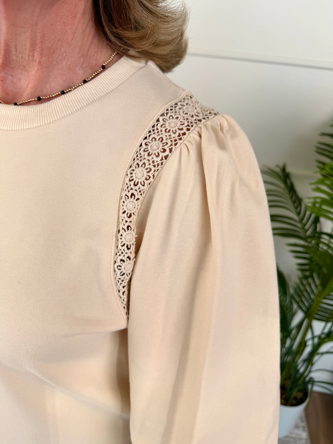 It's The Little Things Top - Cream