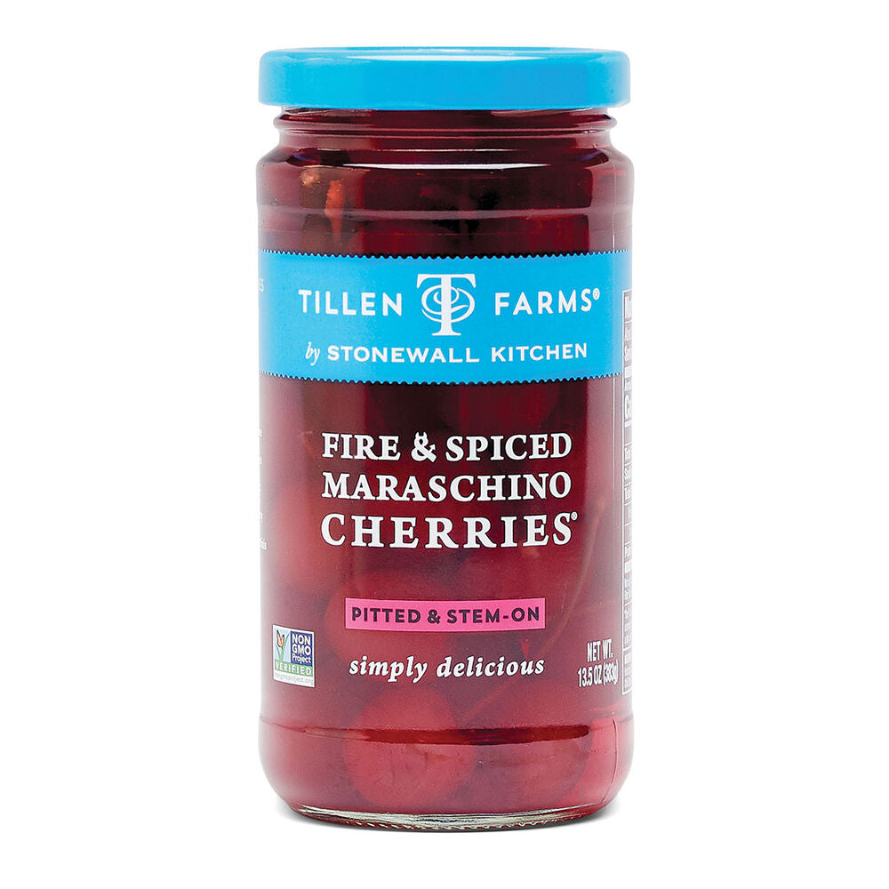 TF Fire & Spiced Maraschino Cherries 13.5 oz.