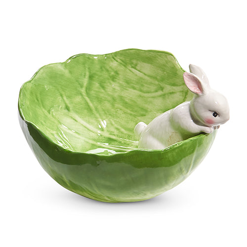 6" Cabbage Bunny Bowl