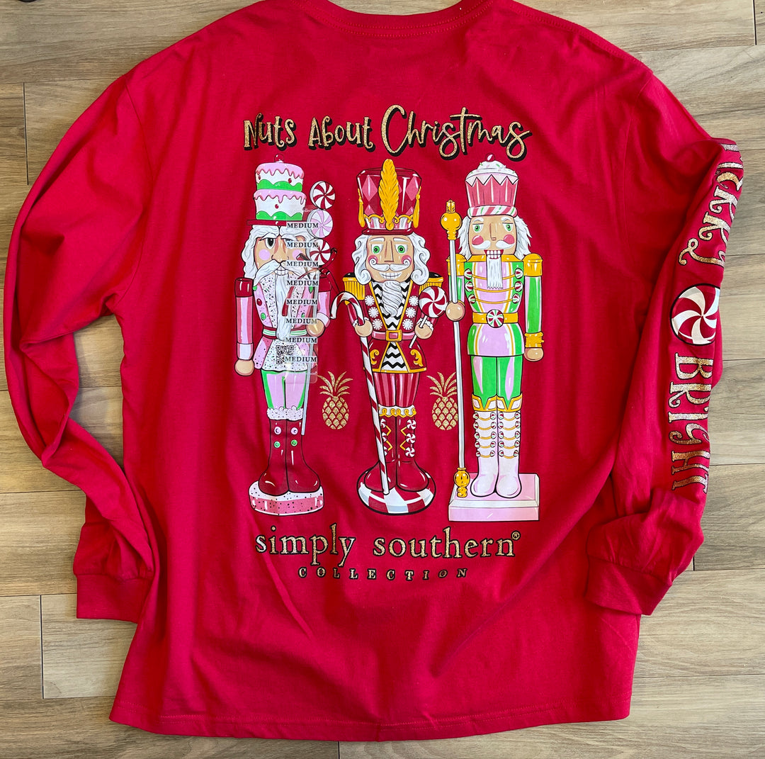 Nuts About Christmas Long Sleeve Tee