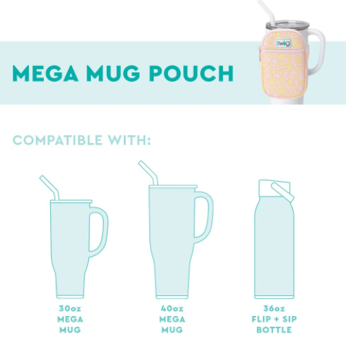 Disco Cowgirl Mega Mug Pouch