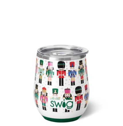 Classic Nutcracker Swig 12 Oz Stemless Wine