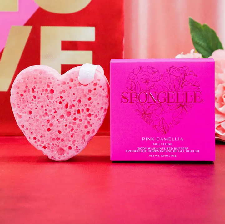 Heart Buffer - Pink Camellia