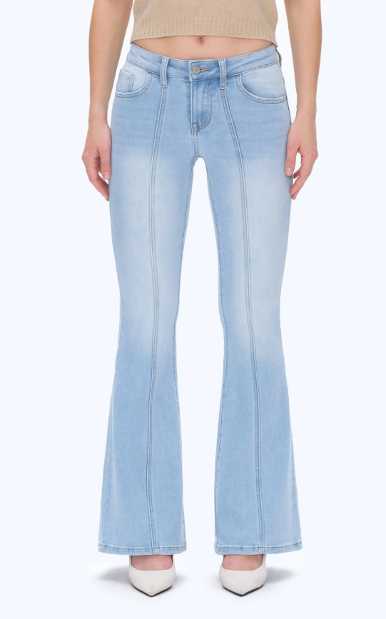 Bayeas Julia Mid Rise Flair Leg Jeans