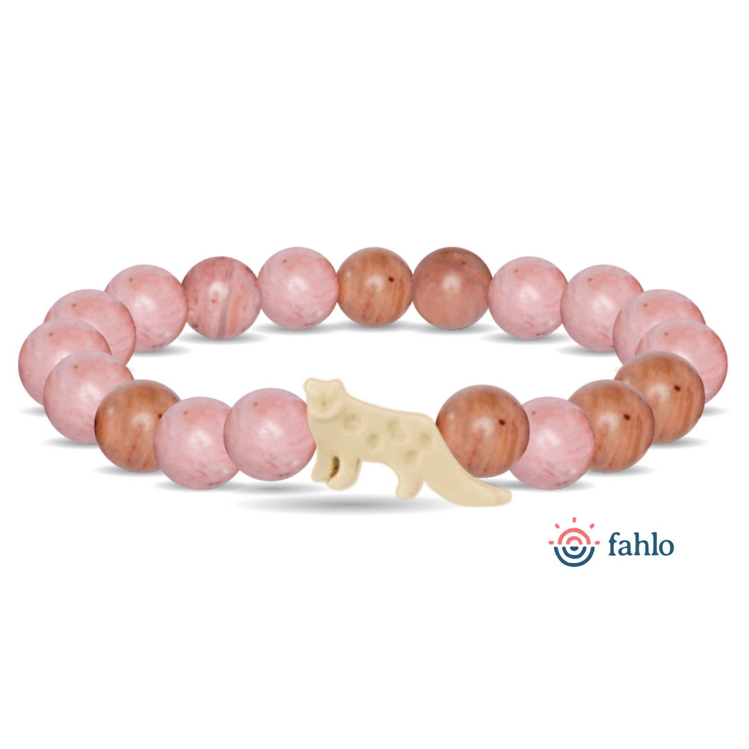 Fahlo Snow Leopard Tracking Bracelet