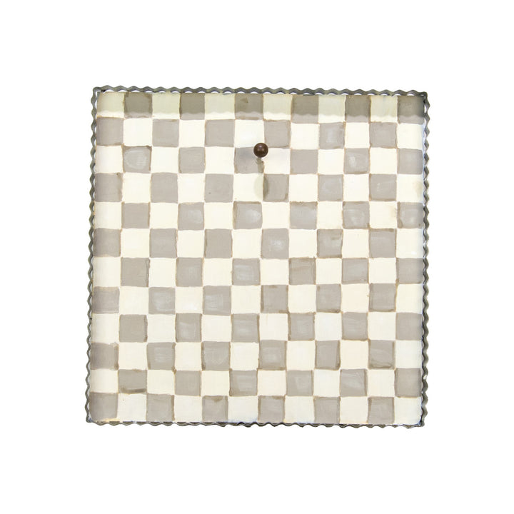 Checkered Display Board - Putty