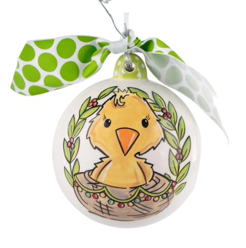 Yellow Chick Baby's 1st Ornament