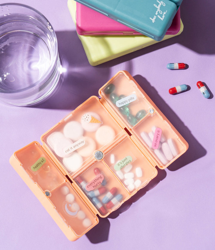 Crush Everything's Fine Pill Organizer