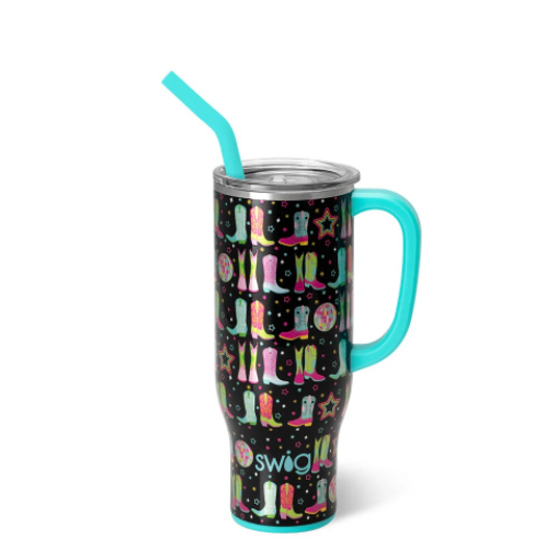 Disco Cowgirl Swig 30 Oz Mega Mug