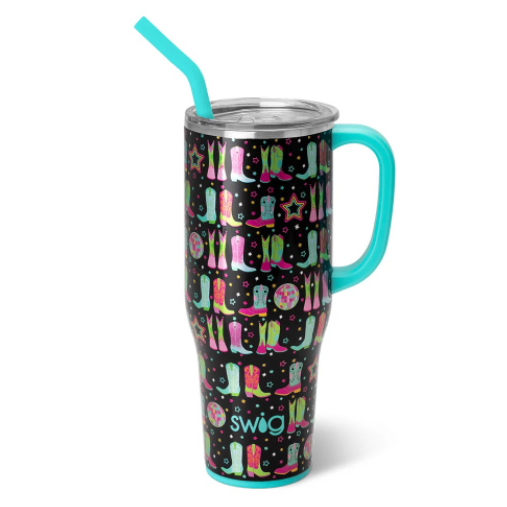 Disco Cowgirl Swig 40 Oz Mega Mug