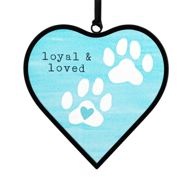 Loyal & Loved Heart Suncatcher