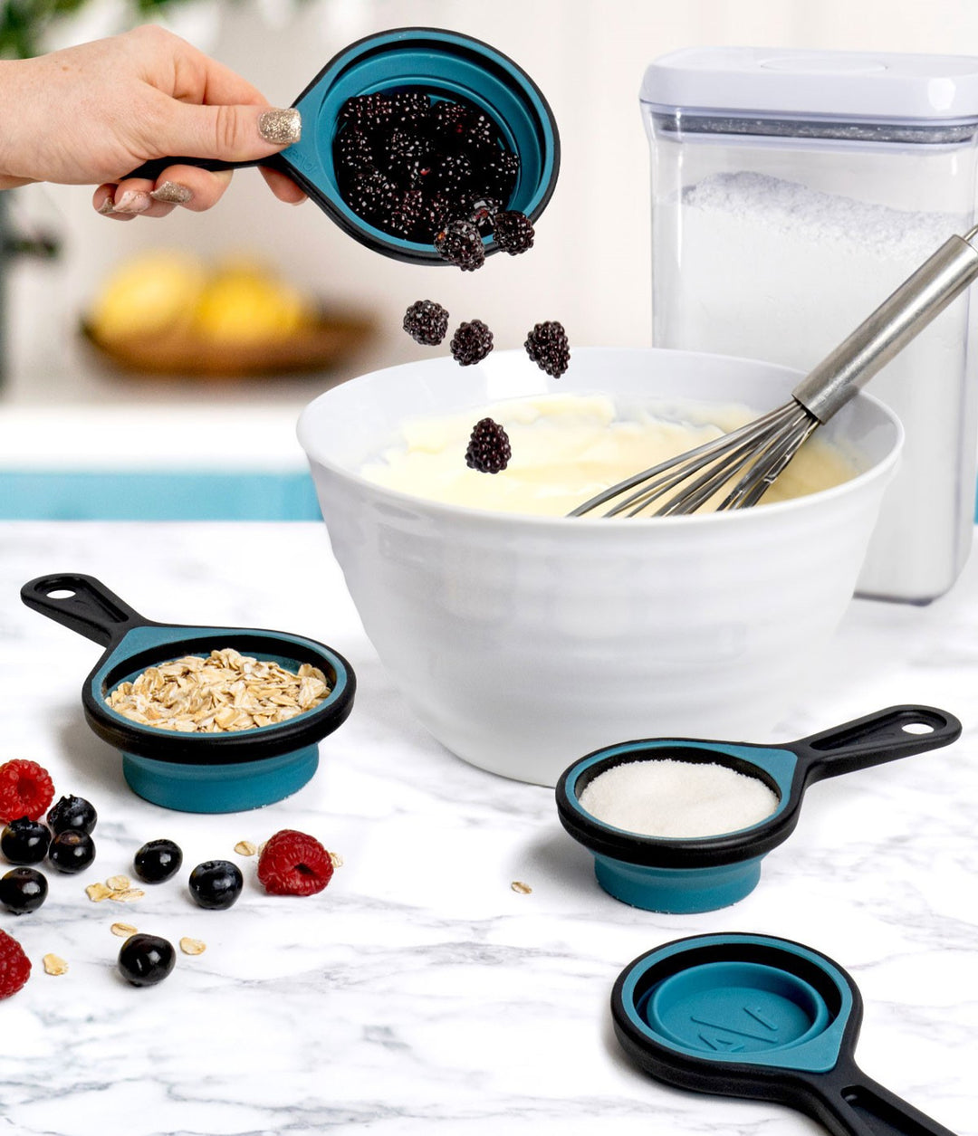 Collapsible Silicone Measuring Cups