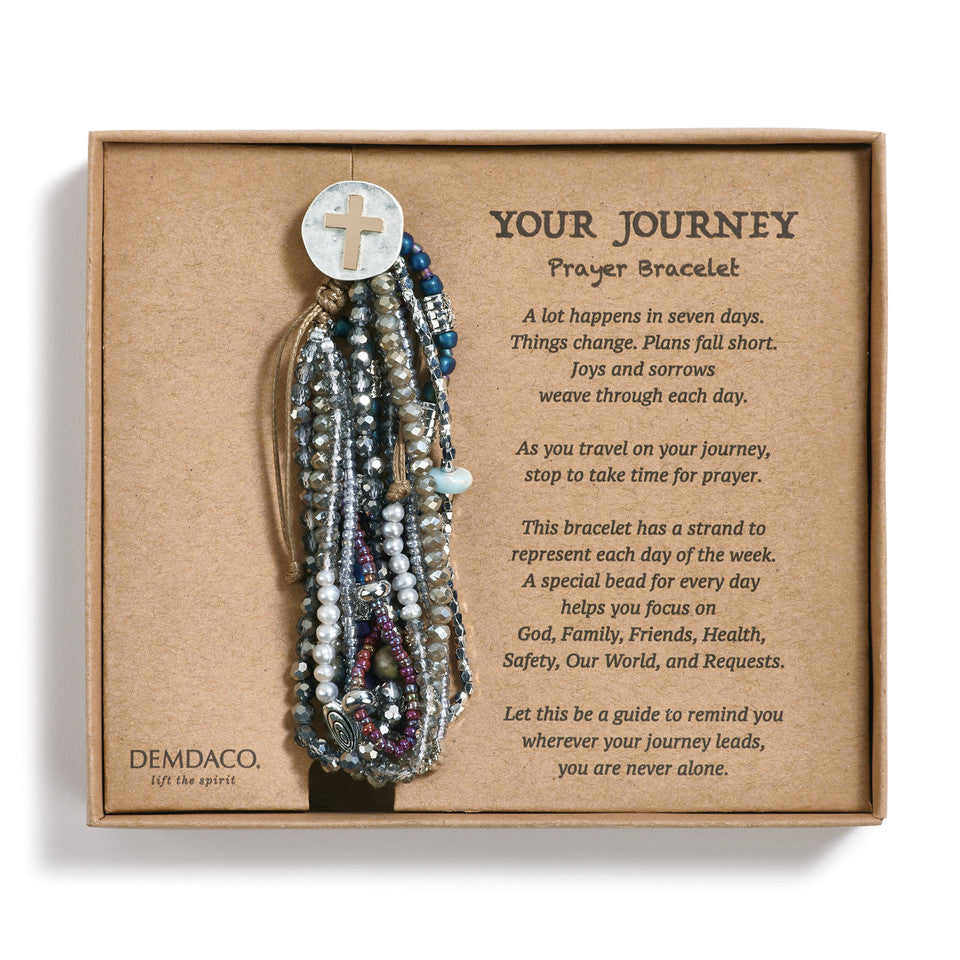 Your Journey Prayer Bracelet - Gray