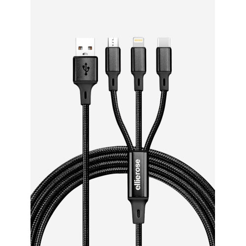 Black 10 Foot Cables - USB A