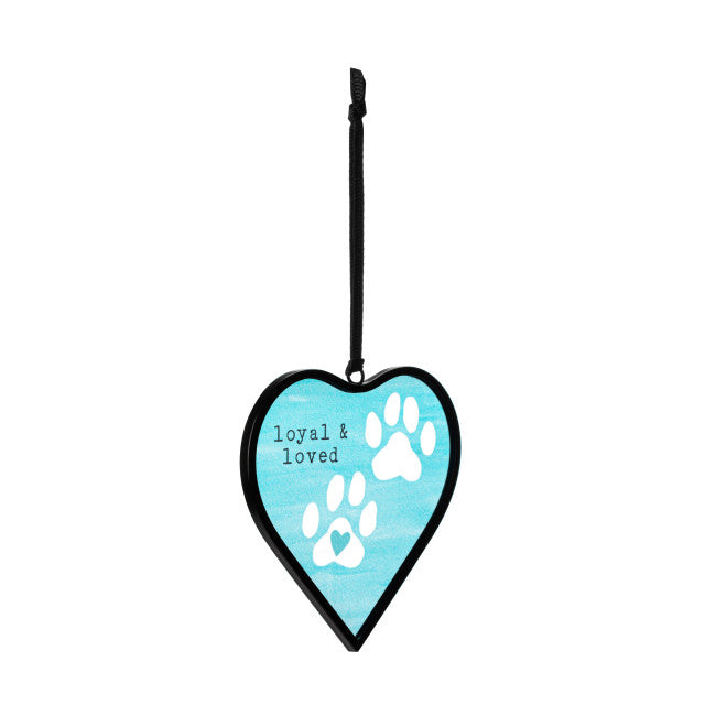 Loyal & Loved Heart Suncatcher