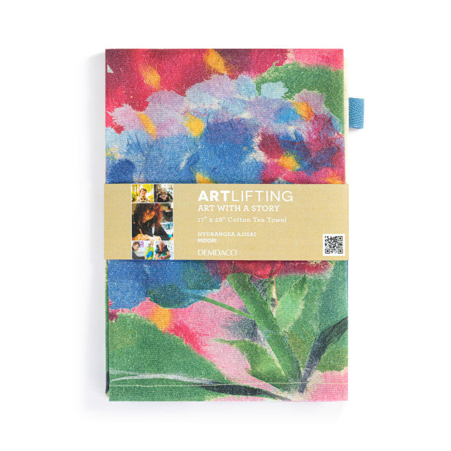 ArtLifting Tea Towel - Hydrangea Ajisai