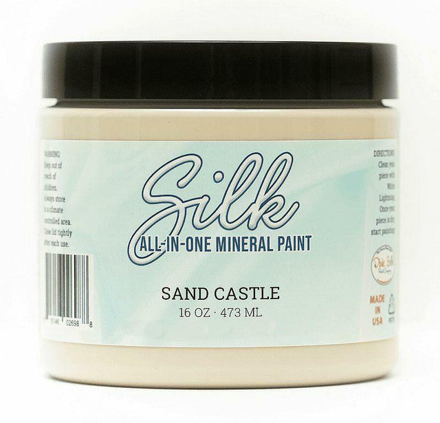 Sand Castle Silk Paint
